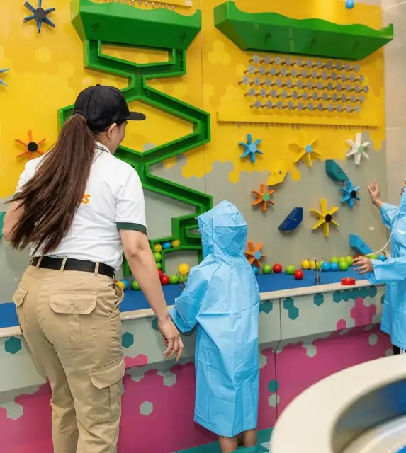 Probability Water Wall with pin grids and spinners
